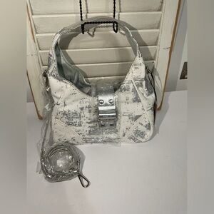 Steve Madden Bag BZADA Half Moon Denim